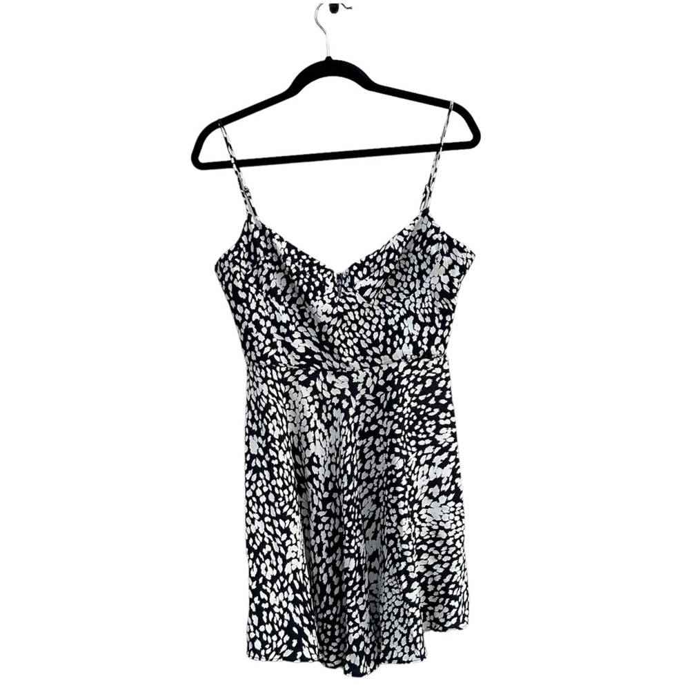 Blue Life Sexpot Corset Crazy Cheetah V Neck Mini Dress Small